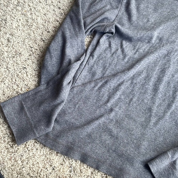 J. CREW Light Gray Hooded Sweater Size Large - Picture 3 of 4